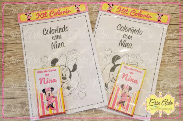 Kit Colorir Minnie