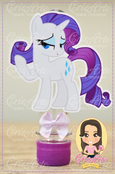 Tubete My Little Pony - Rarity (Recorte Especial)