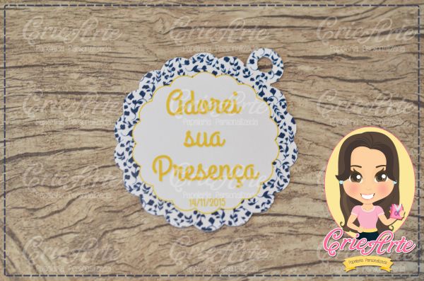 Tag Agradecimento Batizado