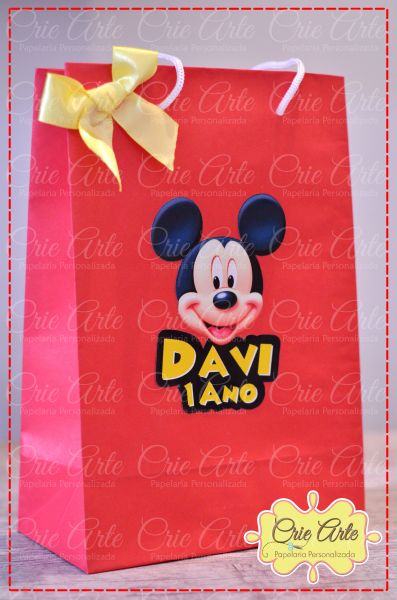 Sacola Personalizada Mickey