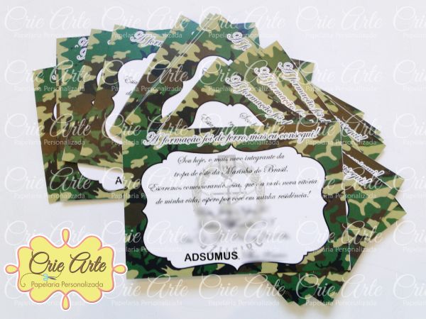 Convite Fuzileiro 10x15